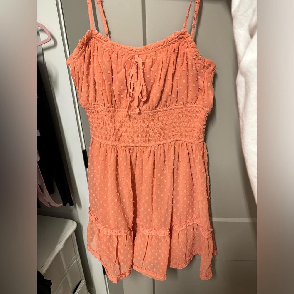 Orange sun dress